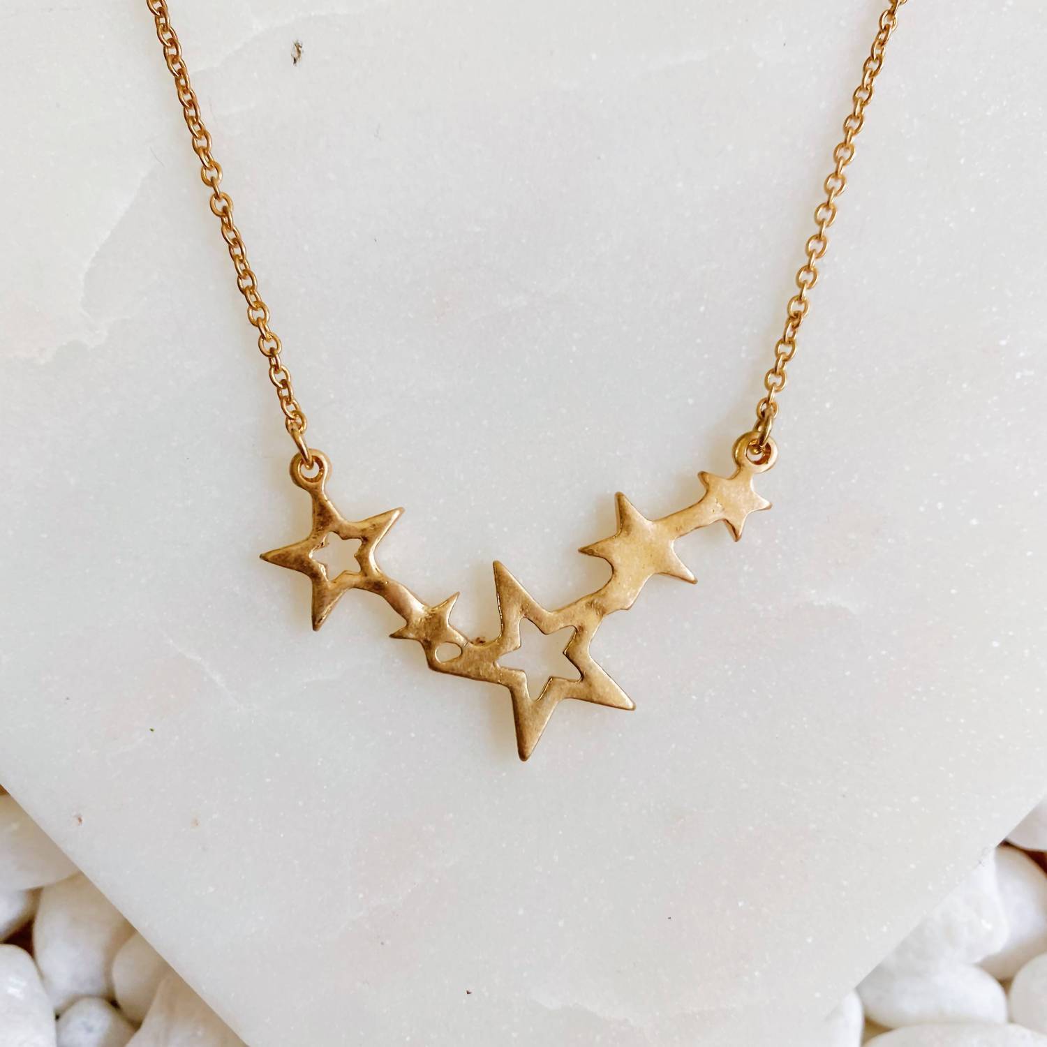 New Ellison+Young Women's Star Lineage Layering Necklace In Gold